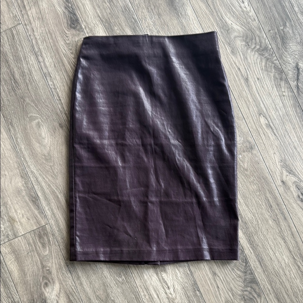 All Saints Purple Pencil Skirt Knee-Length Work